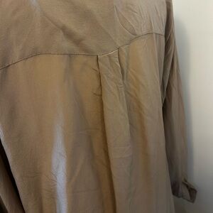 Talbots plus size 100 percent silk blouse